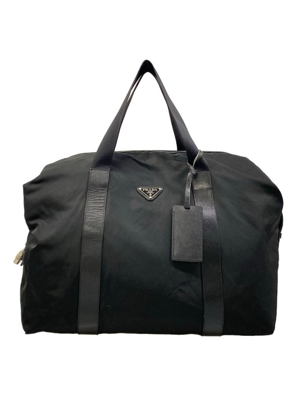 Prada Boston Bag Black Lock Number